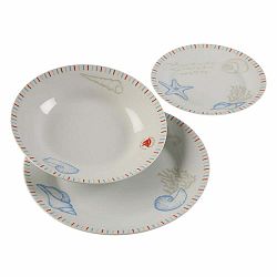 18-dielna sada porcelánových tanierov Versa Seafom