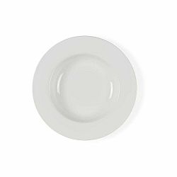 Biely porcelánový polievkový tanier Bitz Mensa, priemer 23 cm