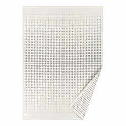 Biely vzorovaný obojstranný koberec Narma Helme, 140 × 200 cm