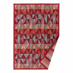 Červený vzorovaný obojstranný koberec Narma Treski, 70 × 140 cm